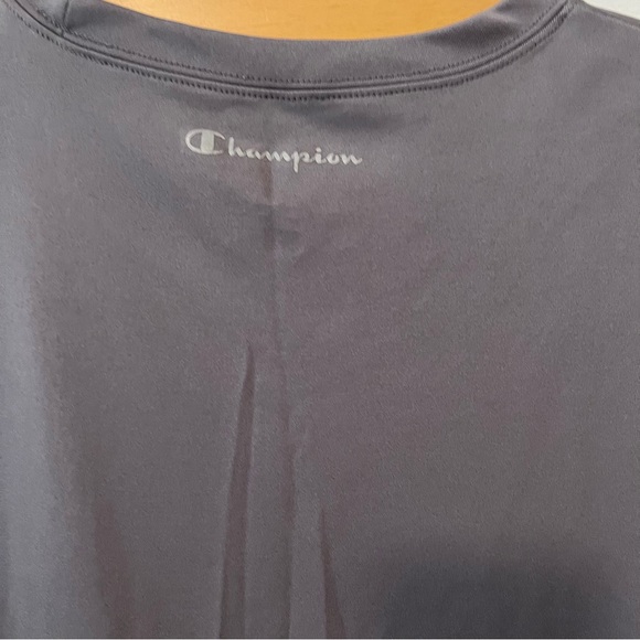 Champion Classic Tshirt Mens Large Charcoal Grey Logo Short Sleeve Tee Size XL - Picture 6 of 6